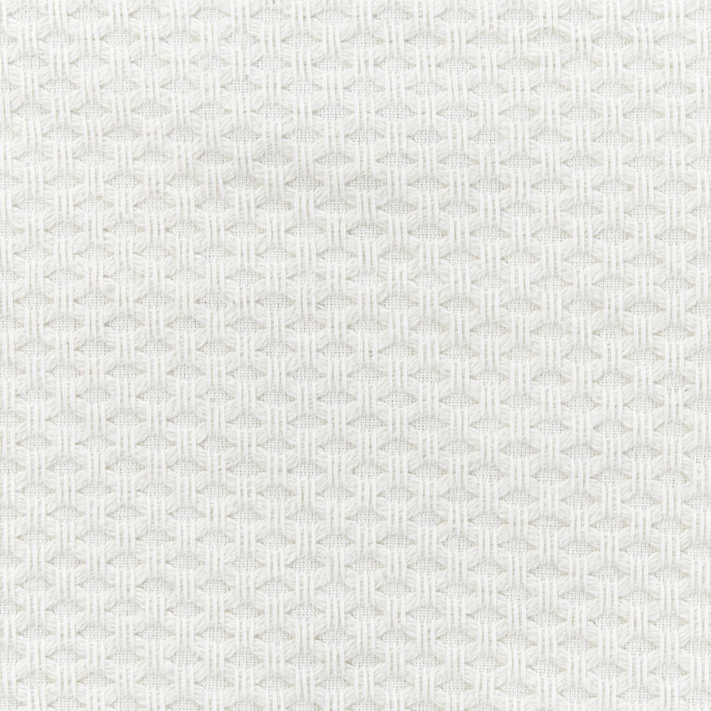 Copriletto in cotone bianco 220 x 240 cm con balza decorativa Camera da letto