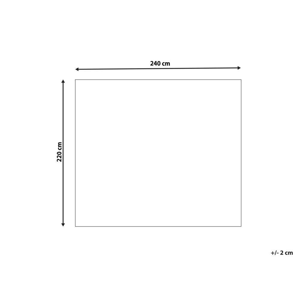 Copriletto in cotone tortora 220 x 240 cm con balza decorativa Camera da letto