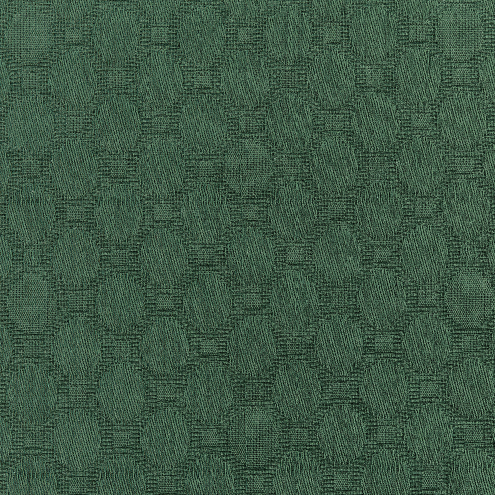 Copriletto in cotone verde 150 x 200 cm con frange Decorativo Camera da letto