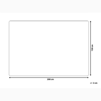 Copriletto in cotone verde 150 x 200 cm con frange Decorativo Camera da letto