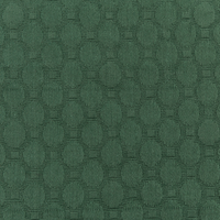 Copriletto in cotone verde 200 x 220 cm con frange Decorativo Camera da letto