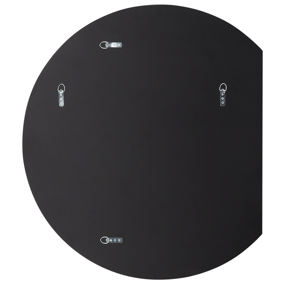 Specchio da parete blu 70 x 79 cm di forma rotonda con ganci Decorazione da parete in stile moderno