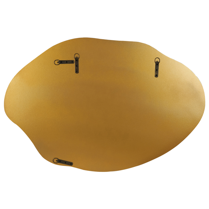 Specchio da parete Oro 60 x 90 cm Specchio decorativo da parete in stile moderno da appendere