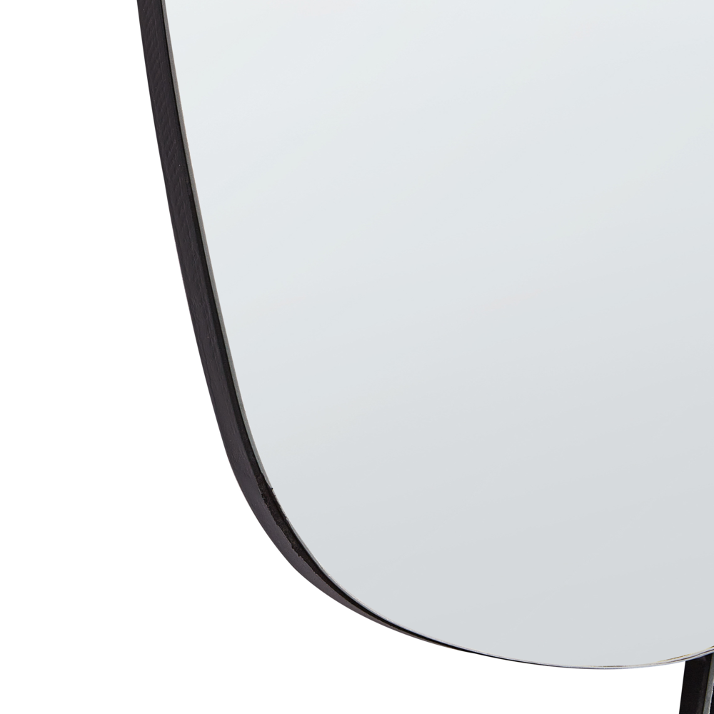 Specchio da parete argento 80 x 120 cm Specchio decorativo da parete stile moderno da appendere