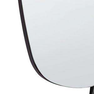 Specchio da parete argento 80 x 120 cm Specchio decorativo da parete stile moderno da appendere