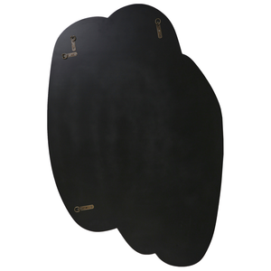 Specchio da parete bianco 80 x 117 cm Effetto marmo Specchio decorativo da parete Stile moderno da appendere