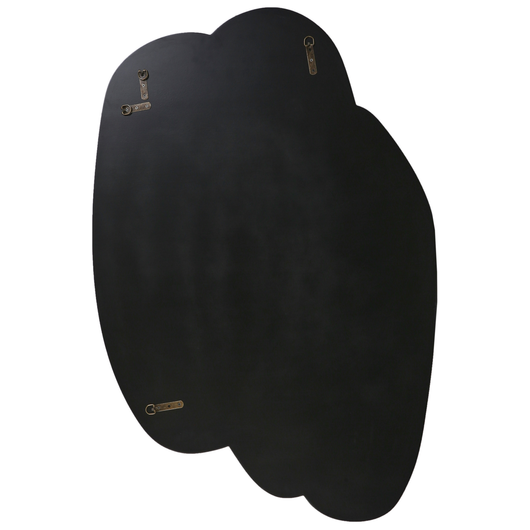 Specchio da parete bianco 80 x 117 cm Effetto marmo Specchio decorativo da parete Stile moderno da appendere