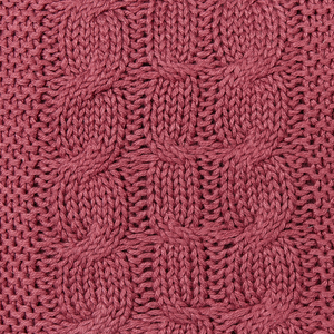 Set di 2 cuscini decorativi in cotone con disegno intrecciato bordeaux camera da letto soggiorno