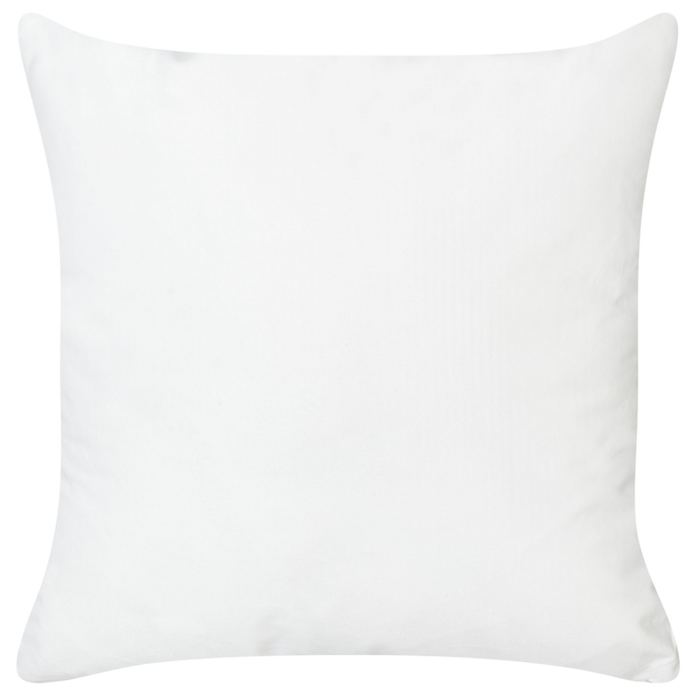 Set di 2 cuscini in cotone con stampa a foglie 45 x 45 cm rosa soggiorno camera da letto