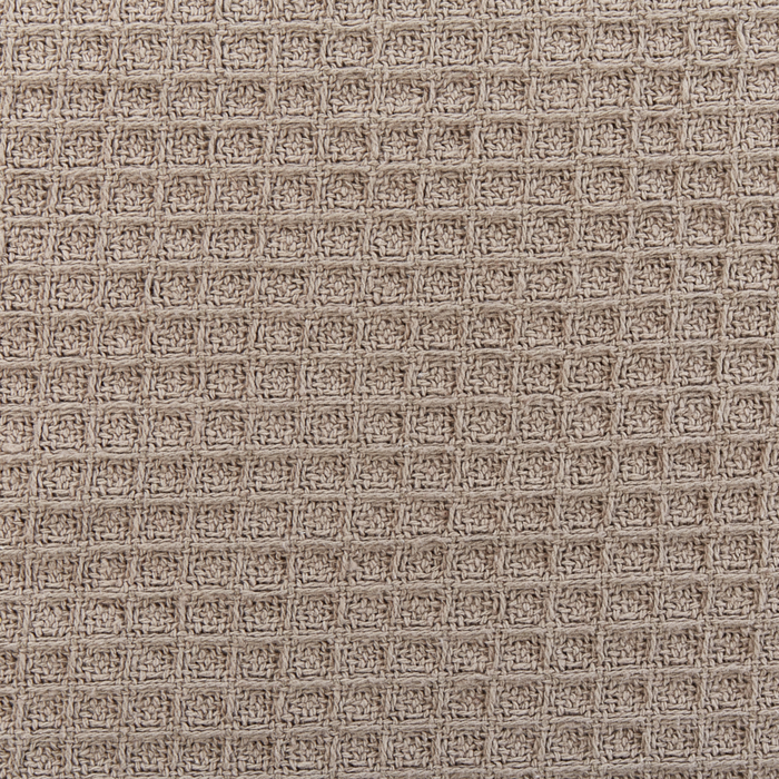 Copriletto in cotone tortora 220 x 200 cm con motivo a tinta unita Decorativo Copriletto Camera da letto