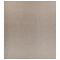 Copriletto in cotone tortora 220 x 240 cm con motivo a tinta unita Decorativo Copriletto Camera da letto