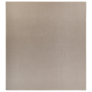 Copriletto in cotone tortora 220 x 240 cm con motivo a tinta unita Decorativo Copriletto Camera da letto