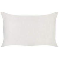 Set di 2 cuscini decorativi in cotone con motivo a righe bianche e rosse 30 x 50 cm soggiorno camera da letto