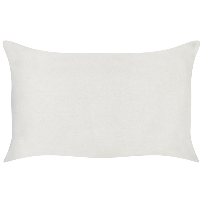 Set di 2 cuscini decorativi in cotone con motivo a righe bianche e rosse 30 x 50 cm soggiorno camera da letto