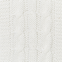 Set di 2 cuscini decorativi in cotone con disegno intrecciato bianco soggiorno camera da letto