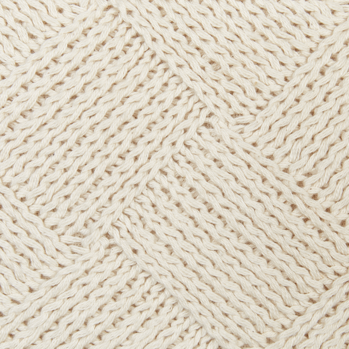 Set di 2 cuscini decorativi in cotone intrecciato beige soggiorno camera da letto