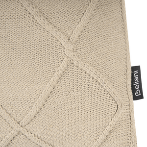 Set di 2 cuscini in cotone intrecciato beige chiaro 30 x 50 cm soggiorno camera da letto