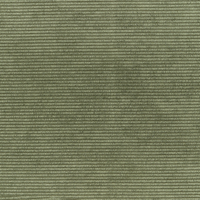 Ottomana in velluto a coste verde stile moderno contemporaneo