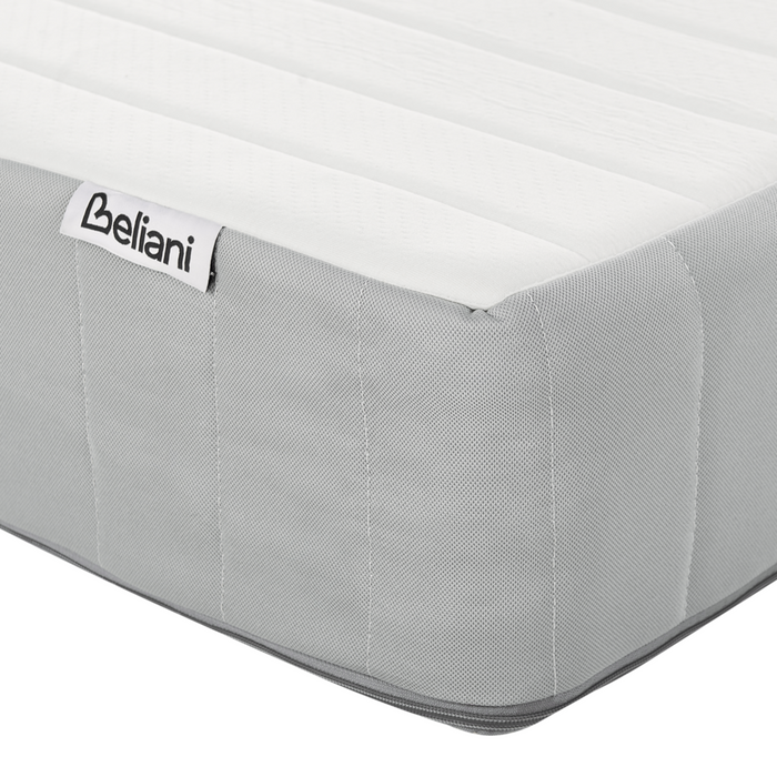 Materasso rigido a molle insacchettate sfoderabile a 7 zone 140 x 200 cm con maniglie