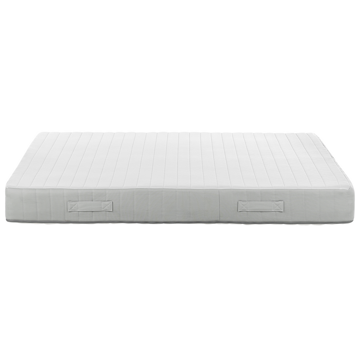 Materasso rigido a molle insacchettate sfoderabile a 7 zone 160 x 200 cm con maniglie