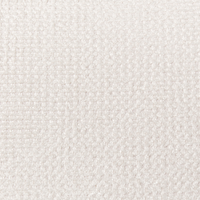 Divano a 3 posti in tessuto di ciniglia bianca con gambe in metallo argento contemporaneo