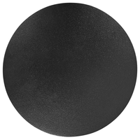 Set di 2 lampade da parete con LED in metallo di colore nero stile moderno contemporaneo