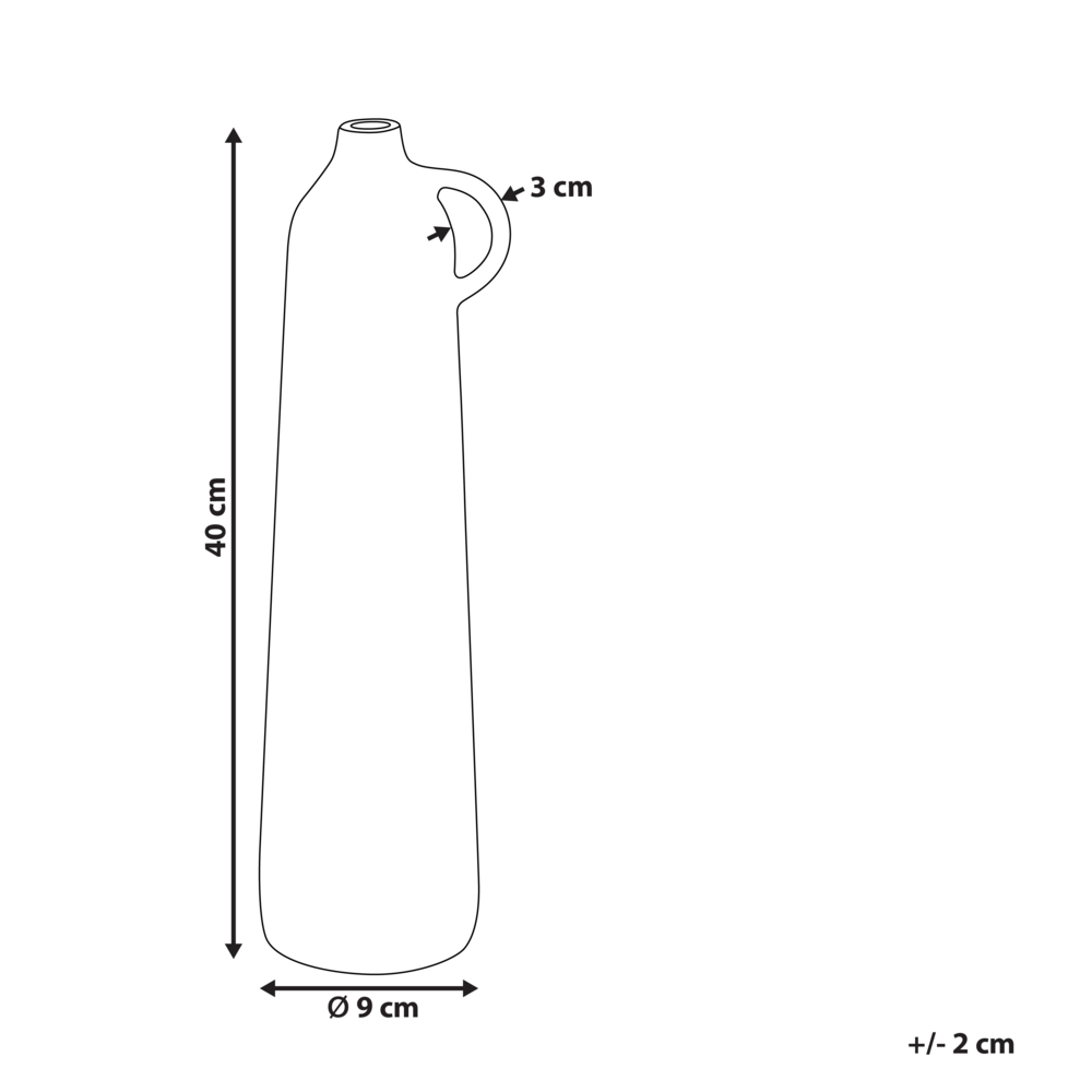 Vaso decorativo in metallo alluminio con finitura ottone 40 cm decorazione casa accessorio