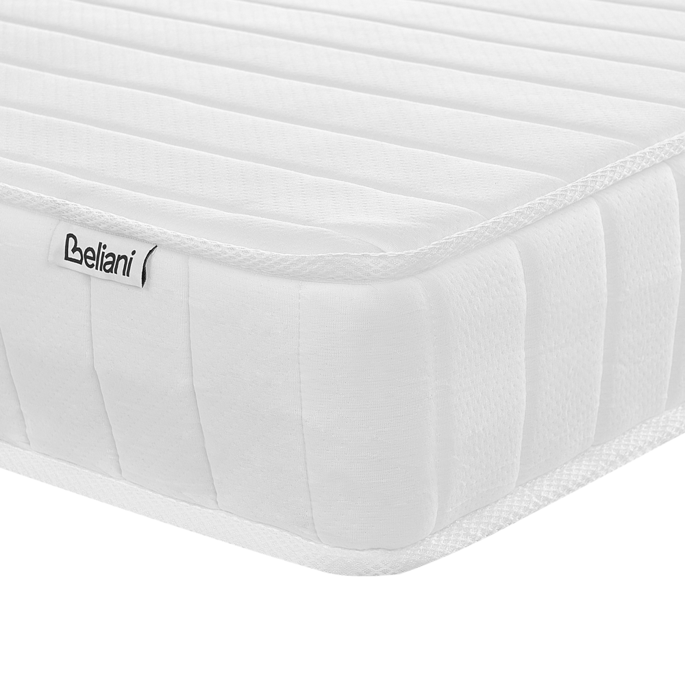 Materasso a molle insacchettate rigido a 7 zone dal design moderno e trapuntato 80 x 200 cm