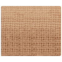 Coperta in finta pelliccia marrone 200 x 220 cm camera da letto