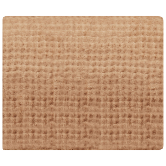 Coperta in finta pelliccia marrone 200 x 220 cm camera da letto