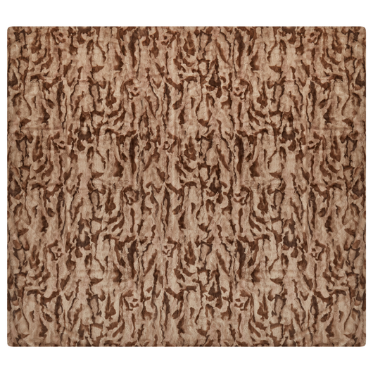 Coperta moderna in poliestere in pelliccia sintetica marrone 200 x 220 cm morbida pelliccia sintetica