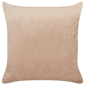 Set di 2 cuscini decorativi in pelliccia sintetica marrone 45 x 45 cm divano