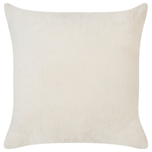 Set di 2 cuscini decorativi in pelliccia sintetica beige chiaro 45 x 45 cm Morbidi e soffici cuscini