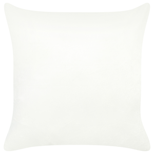 Set di 2 cuscini decorativi in pelliccia sintetica beige 45 x 45 cm accessori salotto