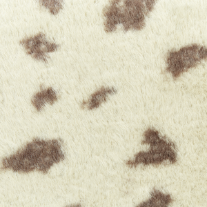 Set di 2 cuscini decorativi in pelliccia sintetica beige 45 x 45 cm accessori salotto