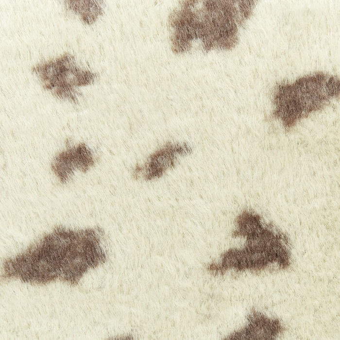 Set di 2 cuscini decorativi in pelliccia sintetica beige 45 x 45 cm accessori salotto