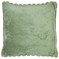 Set di 2 cuscini tessuto verde 45 x 45 cm camera da letto soggiorno