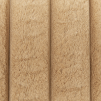 Set di 2 cuscini tessuto marrone chiaro 45 x 45 cm camera da letto soggiorno