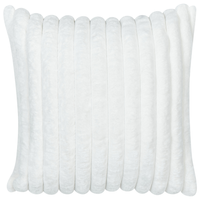 Set di 2 cuscini tessuto bianco 45 x 45 cm camera da letto soggiorno