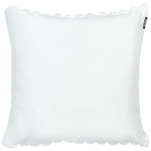 Set di 2 cuscini tessuto bianco 45 x 45 cm camera da letto soggiorno