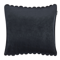 Set di 2 cuscini tessuto nero 45 x 45 cm camera da letto soggiorno