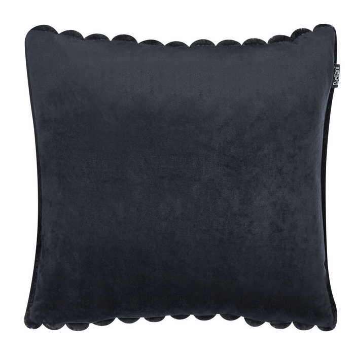 Set di 2 cuscini tessuto nero 45 x 45 cm camera da letto soggiorno