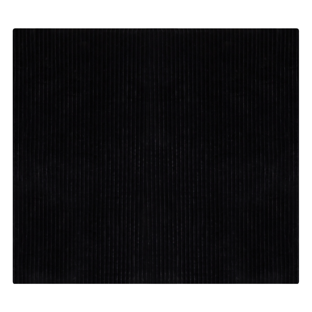 Copriletto decorativo in tessuto morbido 200 x 220 cm nero camera da letto