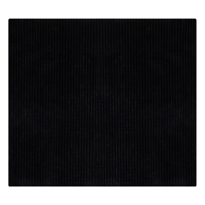 Copriletto decorativo in tessuto morbido 200 x 220 cm nero camera da letto