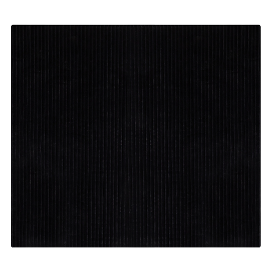 Copriletto decorativo in tessuto morbido 200 x 220 cm nero camera da letto