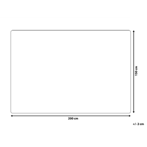 Copriletto in tessuto di cotone bianco sporco 150 x 200 cm con frange Decorativo Biancheria da letto Design classico Camera da letto