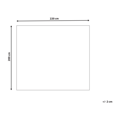 Copriletto in tessuto di cotone bianco sporco 200 x 220 cm con frange Decorativo Biancheria da letto Design classico Camera da letto