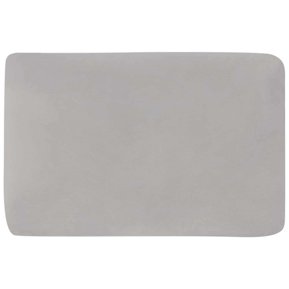 Copri cuscino per giardino grigio resistente ai raggi UV con cerniera per sedili e schienali