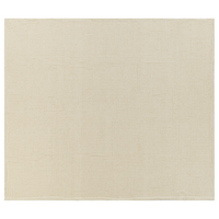 Copriletto in cotone beige 200 x 220 cm con motivo a quadretti, decorativo, per il soggiorno e la camera da letto.