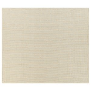 Copriletto in cotone beige 200 x 220 cm con motivo a quadretti, decorativo, per il soggiorno e la camera da letto.